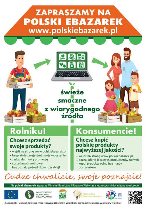 Grafika promująca polski e-bazarek