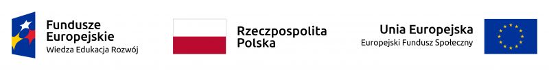 Logo funduszy europejskich, flaga polski i unii europejskiej