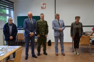 powitanie gości przez Starostę i Wicestarostę