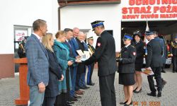 komendant psp składa podziękowanie gościom