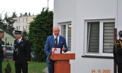 wicestarosta przemawia do zebranych