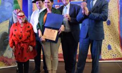 wspólne zdjęcie starostów z przedstawicielami DPS