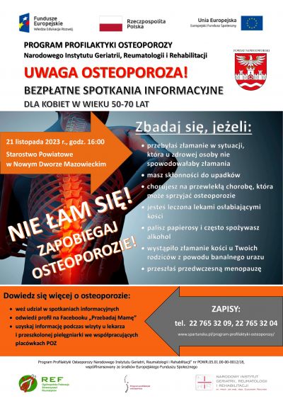 Plakat informujący o infoseminarium, szczegóły w akapicie