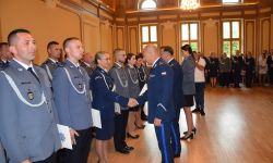 Wręczanie wyróżnień policjantom