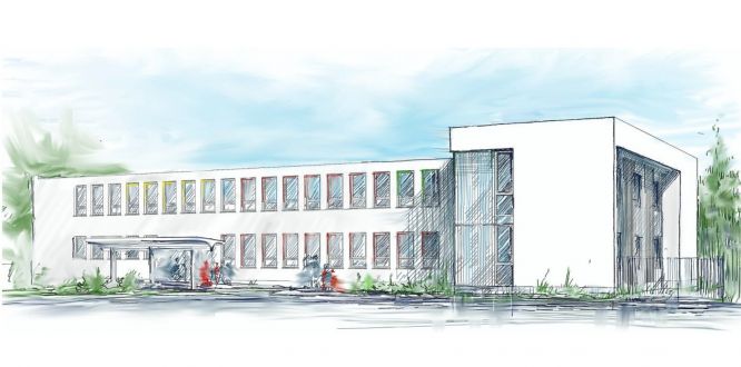 projekt rozbudowy budynku szkoły