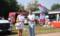 wicestarosta na terenie pikniku