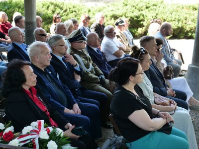 przedstawiciele administracji samorządowej, instytucji publicznych, organizacji społecznych oraz goście siedzą