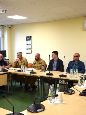 posiedzenie powiatowego zespołu zarządzania kryzysowego