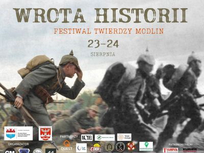 plakat informujący o wydarzeniu- ,,Wrota historii''
