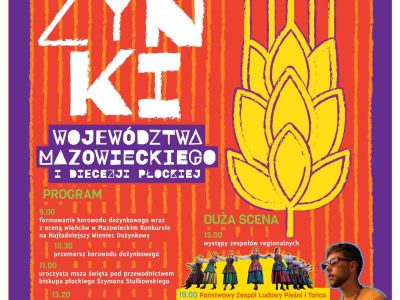 Plakat promujący Dożynki Województwa Mazowieckiego 2025