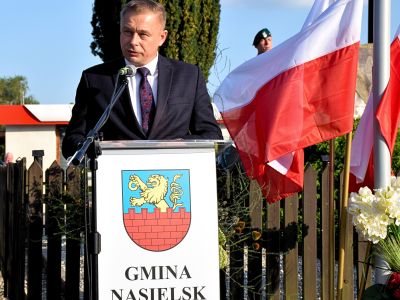Wicestarosta Nowodworski przemawia