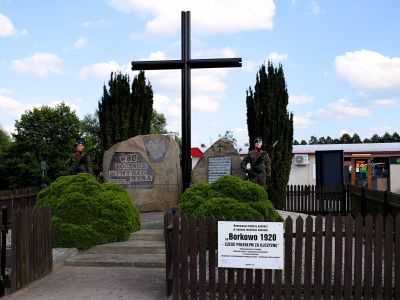 Pomnik upamiętniających ofiary z 1920 r. w Borkowie