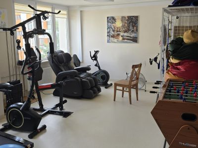 pomieszczenie Środowiskowego Domu Samopomocy, siłownia