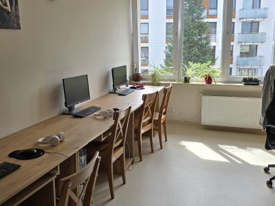 pomieszczenie Środowiskowego Domu Samopomocy, pracownia komputerowa