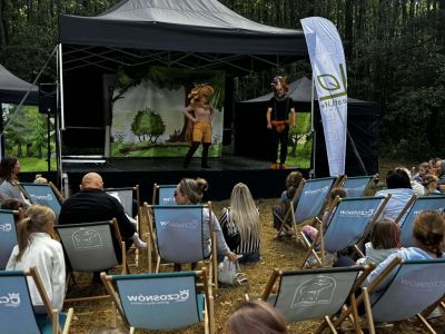 LeafLife Festival, widok na scenę i animacje