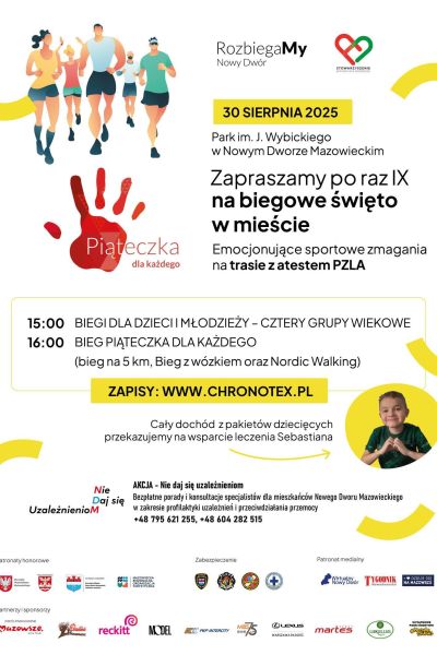 plakat promujący wydarzenie - Piąteczka dla każdego