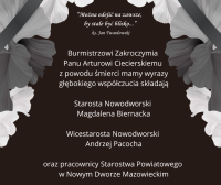 Grafika z kondolencjami