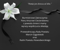 Grafika z kondolencjami