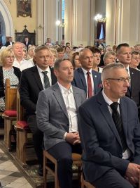 uczestnicy dożynek parafialnych w Nasielsku