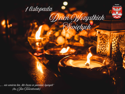 grafika dotycząca Święta Wszystkich Świętych