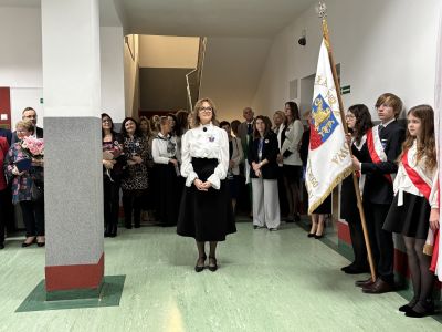 uroczystość w Szkole Podstawowej nr 2 w Nasielsku