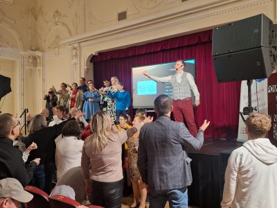 występ podczas Powiatowego Dnia Osób z Niepełnosprawnościami