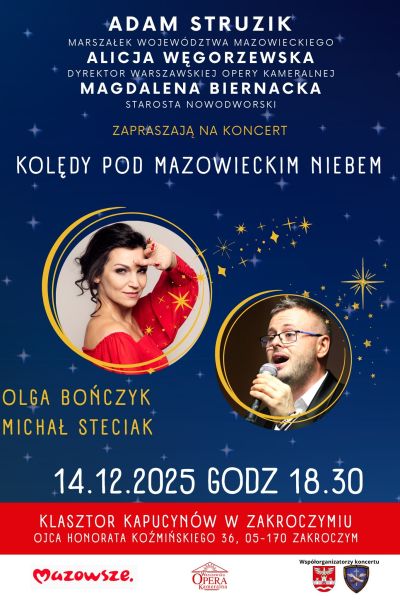 plakat promocyjny dotyczący koncertu