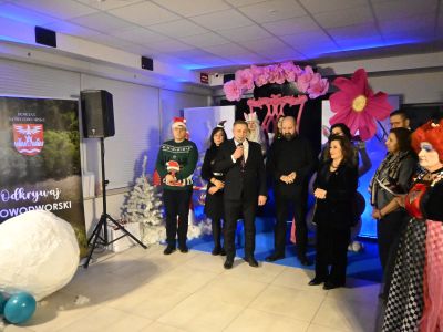 Wicestarosta Nowodworski Andrzej Pacocha podczas przemowy