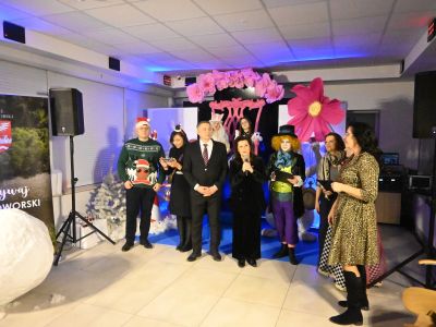 Starosta Nowodworski Magdalena Biernacka podczas przemowy