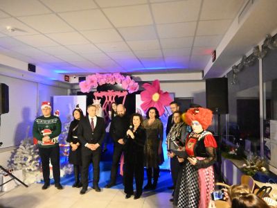 Starosta Nowodworski Magdalena Biernacka podczas przemowy