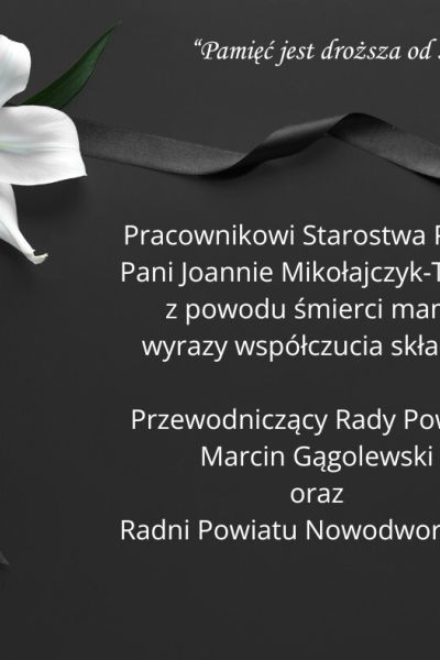 grafika z kondolencjami