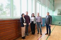 Przedstawiciele Starostwa Powiatowego z wizytą w Zespole Szkół Zawodowych w Nasielsku