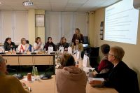 przedstawiciele kół gospodyń wiejskich podczas szkolenia