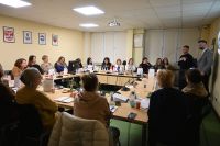 przedstawiciele kół gospodyń wiejskich podczas szkolenia