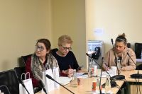 przedstawiciele kół gospodyń wiejskich podczas szkolenia