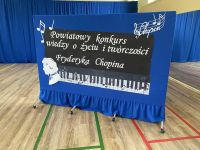 zdjęcie przedstawiające dekorację przygotowaną na konkurs