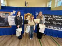 Uczestnicy powiatowego konkursu wiedzy o życiu i twórczości Fryderyka Chopina