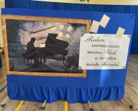 zdjęcie przedstawiające dekorację przygotowaną na konkurs