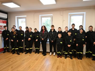 Młodzież biorąca udział w konkursie