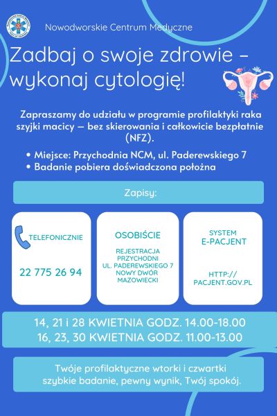 Grafika informująca o badaniu