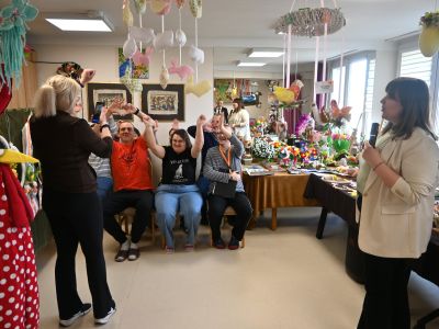 uczestnicy ŚDS kodczas konkursu