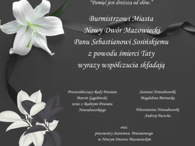 Grafika z kondolencjami