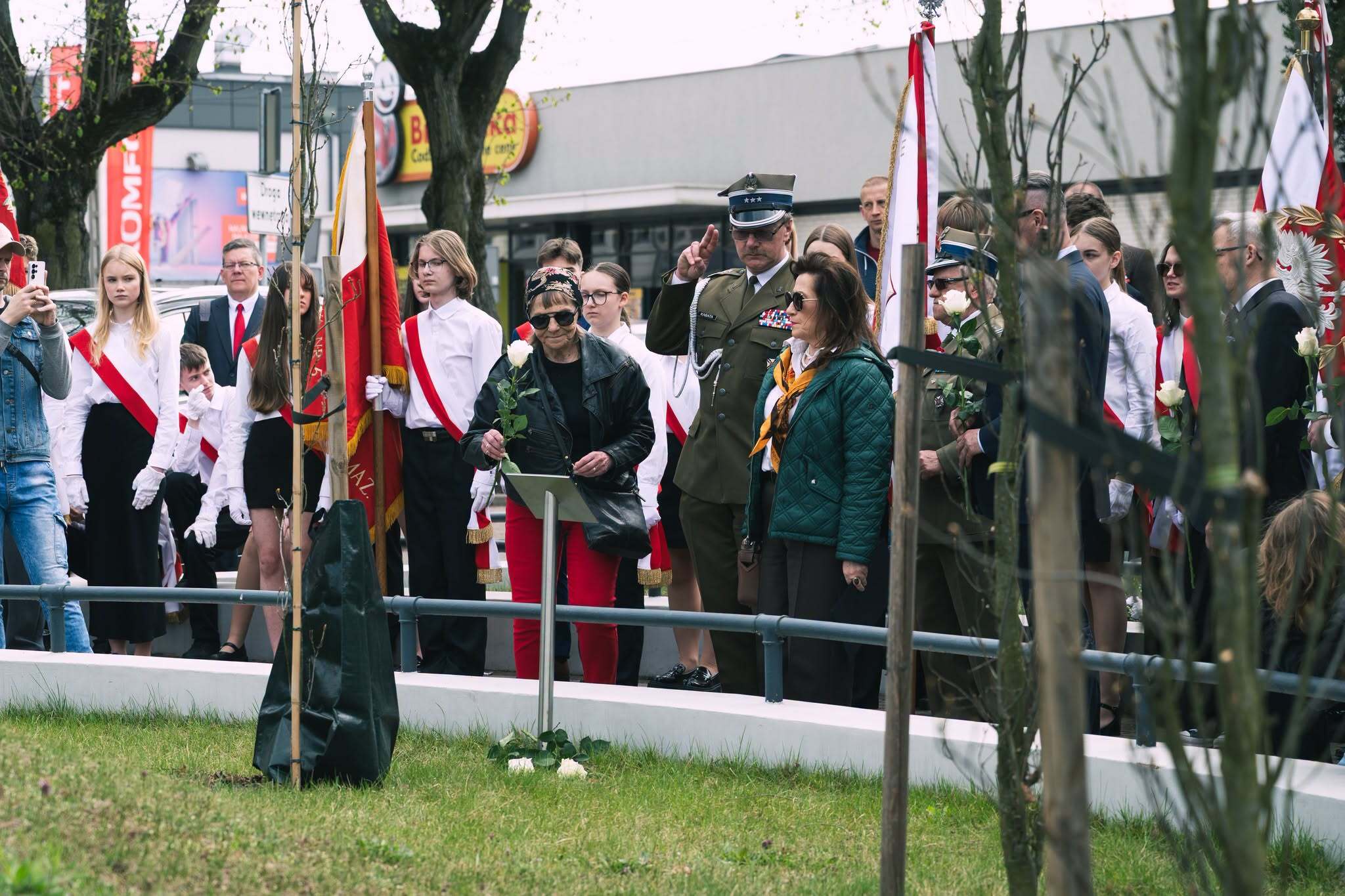 Uroczystość przy Pomniku Obrońców Ojczyzny