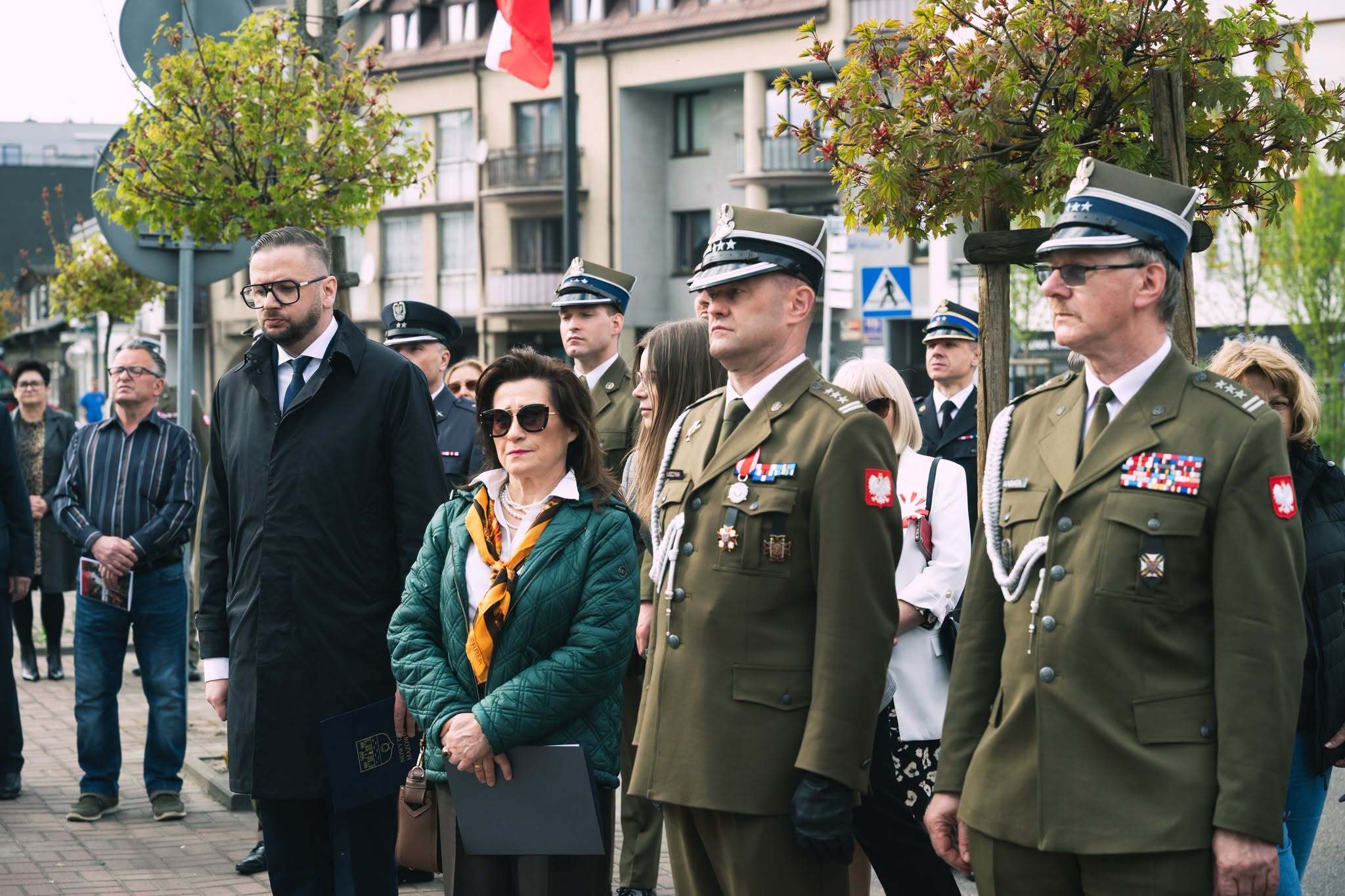 Starosta Nowodworski z uczestnikami wydarzenia