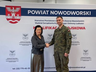 podsumowanie kwalifikacji wojskowej 2026 przez Starostę Nowodworskiego
