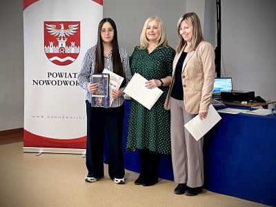 laureatka konkursu z nauczycielami