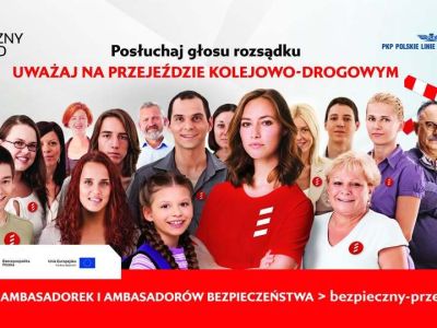 plakat kampanii Bezpieczny Przejazd