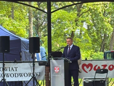 Przemówienie wicestarosty Andrzeja Pacochy