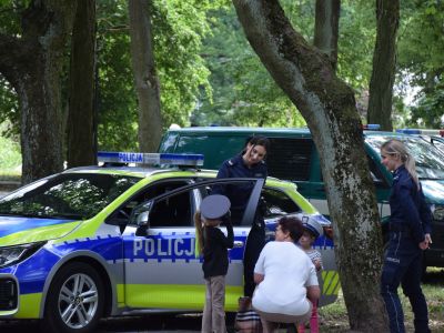 Stanowisko Policji na wydarzeniu
