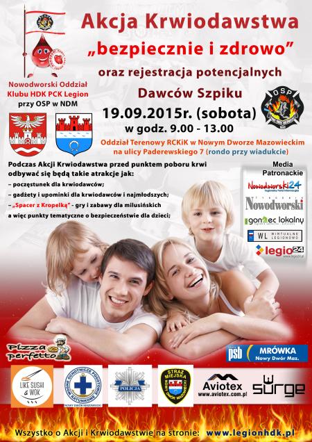 Akcja Krwiodawstwa w OT RCKiK w Nowym Dworze Mazowieckim